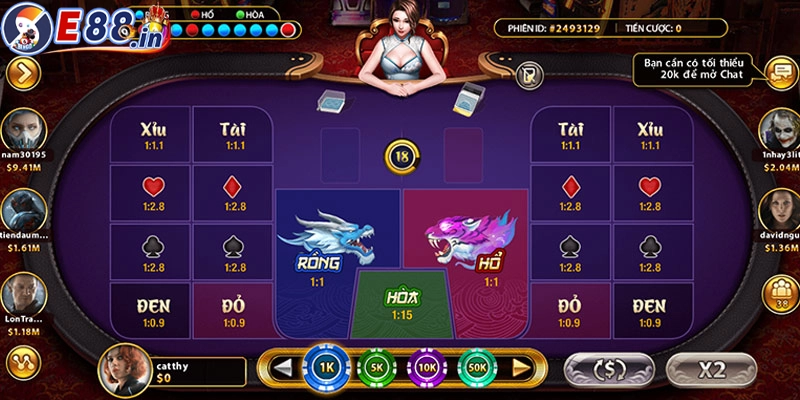 5 bí quyết chơi game bài rồng hổ chuẩn
