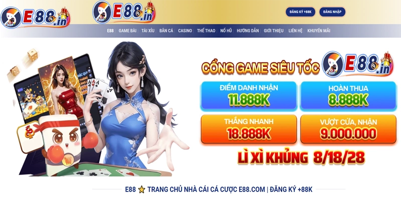 E88 thuộc Top 10 nhà cái thể thao uy tín nhất 2026